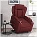 Poltrona Alzapersona Reclinabile Rosso Vino in Similpelle - Foto miniatura 2