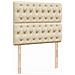 Giroletto a Molle con Materasso Crema 120x190 cm in Tessuto - Foto miniatura 7
