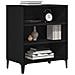 Mobile da soggiorno  Nero Rovere 57x35x70 cm in legno ingegnerizzato - Foto miniatura 3