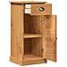 "Mobile da Bagno ""VIGO"" con Cassetto 37x34x80 cm Legno Massello di Pino" - Foto miniatura 5
