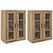 Armadi da Muro 2 pcs rovere artigianale 69.5 x 34 x 90 cm - Foto miniatura 1