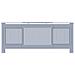 Copertura per radiatori 2 pcs Grigio (142-205) x 20.5 x 81.5 cm - Foto miniatura 5