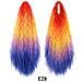 Coda Di Cavallo Sfumata Colorata - Extension Per Capelli In Fibra Ad Alta Temperatura Per Donne - Foto miniatura 1