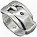 Anello Con Fibbia Placcata In Argento T16 - Foto miniatura 1