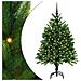 Albero di Natale con 150 LED con supporto Verde 120 cm PE - Foto miniatura 1