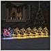 Decorazione di Natale LED Multicolore 69 x 79 cm PVC - Foto miniatura 3