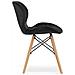 WAKO Velvet Chair Modern Ergonomic Black x3 - Foto miniatura 6