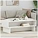 Tavolino da salotto Bianco 100 x 46 x 35 cm Legno multistrato - Foto miniatura 2