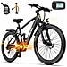 Bicicletta Elettrica 26 Pollici E-bike 250w Batteria 36v13ah 21 Velocità Autononomia 25-50km Gt900 Nero - Foto miniatura 1