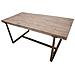 Tavolo Vkh575-marrone-mdf-180x90x78 Cm - Foto miniatura 4