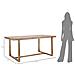 Tavolo Vkh575-marrone-mdf-180x90x78 Cm - Foto miniatura 8