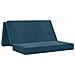 Divano Letto Pieghevole 120 x 67 x 45 cm Blu - Foto miniatura 1