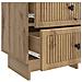Armadio da Notte 2 pcs Rovere Artigianale 43 x 34,5 x 47,5 cm - Foto miniatura 9