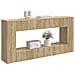 Tavolo consolle Rigato Rovere Sonoma 155 x 29 x 74 cm - Foto miniatura 3