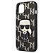 Karl Lagerfeld Klhcp13spmnikbk Custodia Iphone 13 Mini 5,4 Nera /nera Monogram Ikonik Patch - Foto miniatura 1