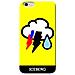 Cover in TPU per iPhone 7 - Nuvola con Fulmine - Foto miniatura 1