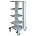 Carrello Professionale - 2 Ripiani - H 80 Cm - Foto miniatura 1