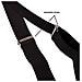 Tinta Unita Mens Bretella Bow Tie Set Clip Su Y Forma Bretelle Regolabili - Foto miniatura 4