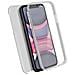 Cover Apple Iphone 11 Silicone Fronte Retro Trasparente - Foto miniatura 1
