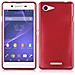 Custodia Compatibile Con Sony Xperia E3 In Rosso - Coperchio Protettivo In Silicone Tpu Flessibile Con Design Spazzolato - Foto miniatura 4