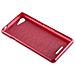 Custodia Compatibile Con Sony Xperia E3 In Rosso - Coperchio Protettivo In Silicone Tpu Flessibile Con Design Spazzolato - Foto miniatura 6