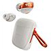 Actv 2500tws Auricolari Bluetooth 5.0 Con Custodia Di Ricarica Wireless Bianco Arancione - Foto miniatura 1