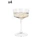 Set Coppe Champagne Da 4 Pezzi, In Vetro Trasparente - Foto miniatura 14