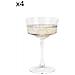 Set Coppe Champagne Da 4 Pezzi, In Vetro Trasparente - Foto miniatura 13