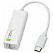 Convertitore Adattatore, Usb 3.1 Type C Male - Rj45 Female, 10/100/1000 Mbps, Bianco - Foto miniatura 1