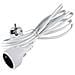 10m, 250V, 10A, Maschio / femmina, 10m, Bianco, 250V, 10A - Foto miniatura 1