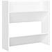 Scarpiere a Muro 4 pz Bianche 60x18x60 cm in Legno Multistrato - Foto miniatura 7