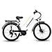 Bicicletta Elettrica E-Bike Queen 26 Ruote 26" Telaio in Alluminio Colore Bianco - Foto miniatura 1