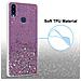 Custodia Compatibile Con Samsung Galaxy A10s / M01s In Viola Con Glitter - Coperchio Protettivo In Silicone Tpu Flessibile Con Glitter Scintillanti - Foto miniatura 4