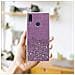 Custodia Compatibile Con Samsung Galaxy A10s / M01s In Viola Con Glitter - Coperchio Protettivo In Silicone Tpu Flessibile Con Glitter Scintillanti - Foto miniatura 8