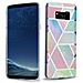 Custodia Compatibile Con Samsung Galaxy S8 Plus In Marmo Arcobaleno No. 11 - Coperchio Protettivo In Silicone Tpu Con Motivo A Mosaico - Foto miniatura 1