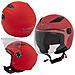 Casco Scooter Moto Bambino Ragazzo Protettivo Certificato Ece 22-05 Rosso M - Foto miniatura 1