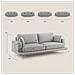 Dorian Divano Lineare Antimacchia T05 Beige - Foto miniatura 13