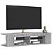 Mobile Porta TV con Luci LED Grigio Sonoma 135x39x30 cm - Foto miniatura 5