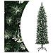 Albero Di Natale Artificiale Sottile Con Base 120 Cm Pvc - Foto miniatura 2