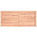Ripiano Muro Marrone 120x50x (2-6) cm Massello Rovere Trattato - Foto miniatura 2