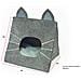 Cuccia Con Cuscino Per Animali Domestici Modello Micio - Foto miniatura 4