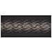 Tappeto Passatoia Tessuto Jacquard Linea Emozioni Disegno Diamante Nero 57x115 Nero - Foto miniatura 1