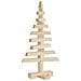 Albero Di Natale Decorativo In Legno 60 Cm Legno Massello Pino - Foto miniatura 3