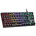 MKXTKLRES tastiera USB QWERTY Spagnolo Nero - Foto miniatura 3