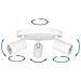 Spot Moderno Telimbela Z In Acciaio Bianco 3 Luci Gu10 4,9w Ip20 - Foto miniatura 2