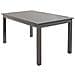 Tavolo Estensibile 150/210 Cm Da Esterno Con Struttura In Alluminio E Piano Effetto Doghe Eracle - Foto miniatura 1