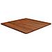 Piano Tavolo Quadrato Marrone Scuro 70x70x1,5cm Rovere Trattato - Foto miniatura 1