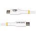 Cavo di ricarica USB-C Bianco da 2m, cavo USB C certificato USB-IF, 240W PD EPR, cavo di ricarica USB 2.0 Tipo-C per laptop, cavo di trasferimento dati USB-Type-C, rivestimento in TPE - Foto miniatura 3