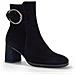 Black Casual Closed Booties Stivaletti Pelle Scamosciata /nabuk Scarpe Donna Nero Eu 36, 35692-17 - Foto miniatura 1