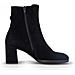 Black Casual Closed Booties Stivaletti Pelle Scamosciata /nabuk Scarpe Donna Nero Eu 36, 35692-17 - Foto miniatura 2
